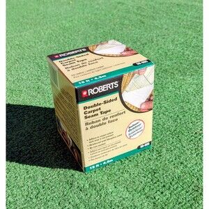 Roberts Indoor/Outdoor 15ft/4.5m Double Sided Carpet Vinyl Tape Roll 50-605 NIB